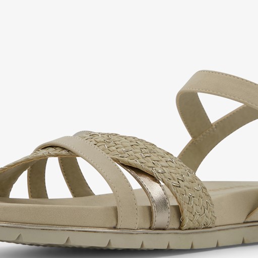 Dames sandalen beige
