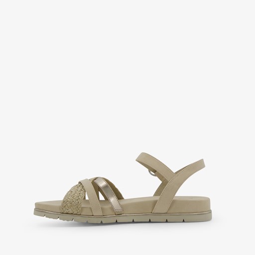 Dames sandalen beige
