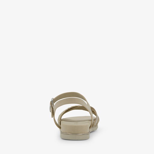 Dames sandalen beige