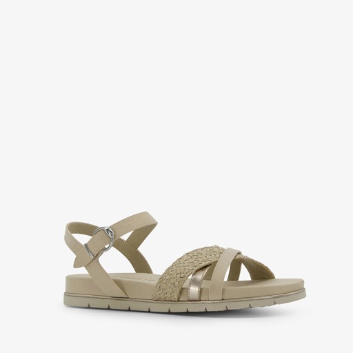 Dames sandalen beige