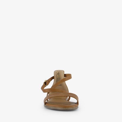 Dames sandalen cognac bruin
