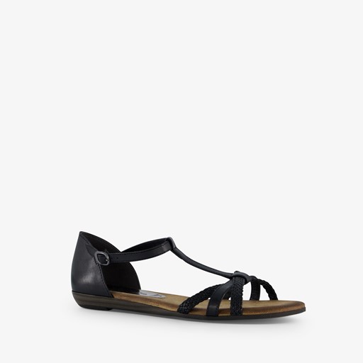 Dames sandalen zwart