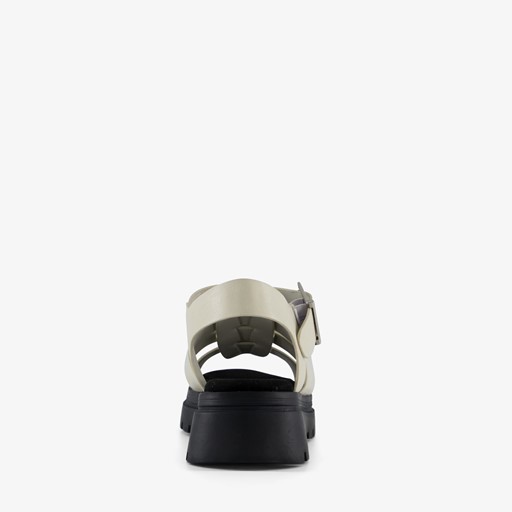 Dames vissers sandalen wit