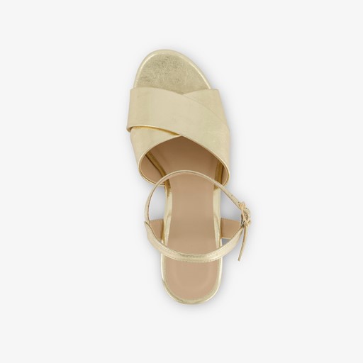 ONLY Shoes dames sandalen met hak goud
