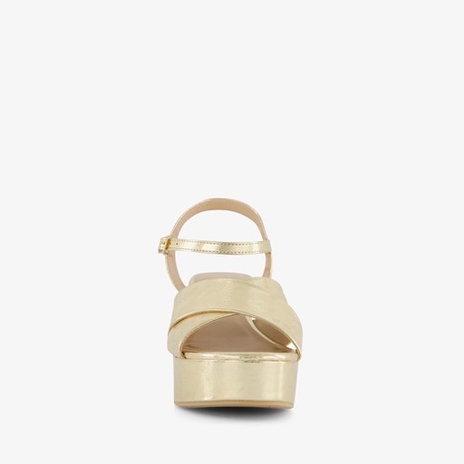 ONLY Shoes dames sandalen met hak goud