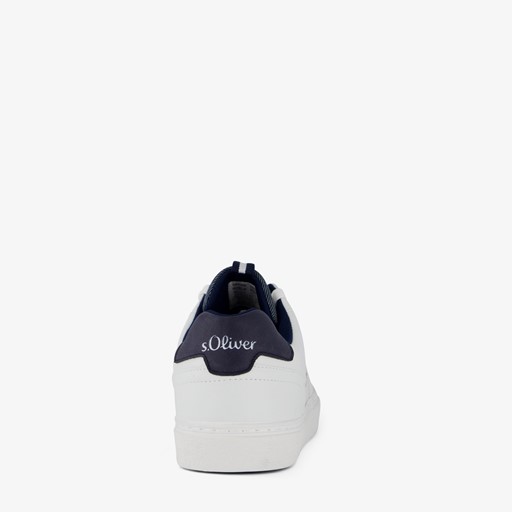 Heren sneakers wit blauw