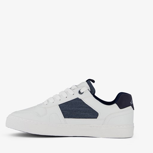 Heren sneakers wit blauw