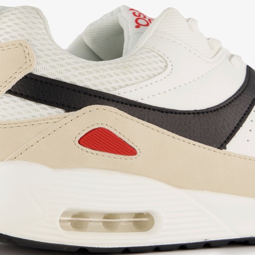 Heren sneakers met airzool beige wit