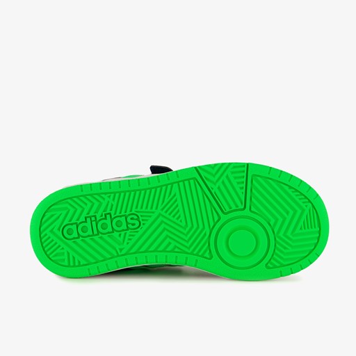 Hoops 3.0 CF C kinder sneakers blauw groen