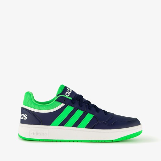 Hoops 3.0 CF C kinder sneakers blauw groen