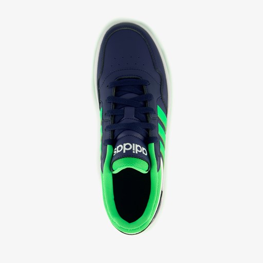 Hoops 3.0 CF C kinder sneakers blauw groen