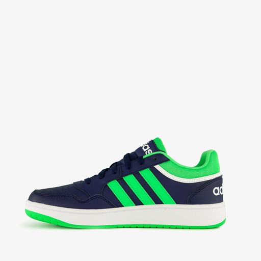 Hoops 3.0 CF C kinder sneakers blauw groen