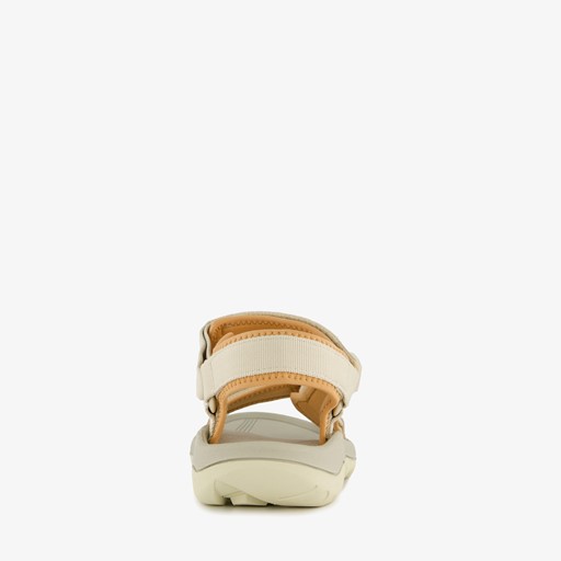 Dames wandelsandalen beige oranje