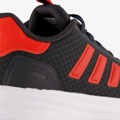 X_PLR Path El C kinder sneakers zwart rood