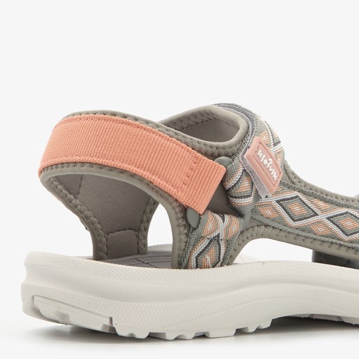 Dames wandelsandalen grijs roze