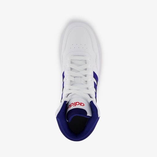 Hoops 3 kinder sneakers wit blauw