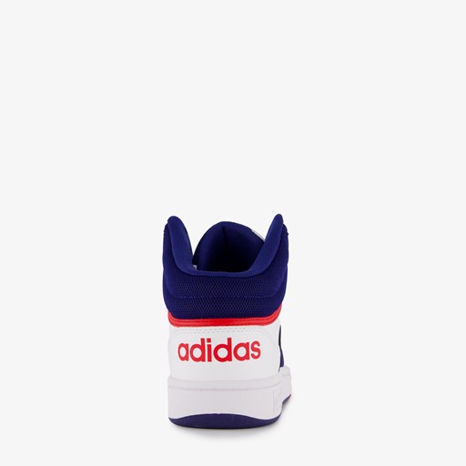 Hoops 3 kinder sneakers wit blauw
