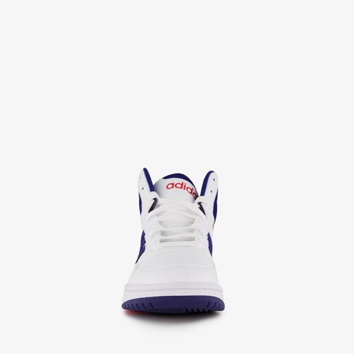Hoops 3 kinder sneakers wit blauw