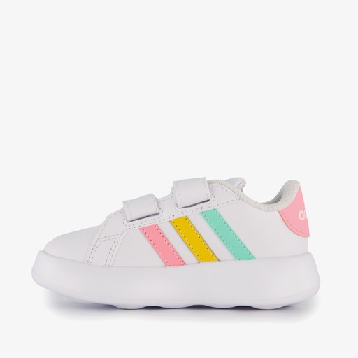 Grand Court 2.0 kinder sneakers wit