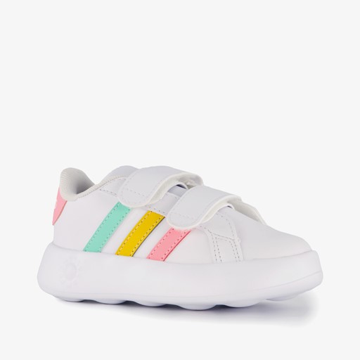 Grand Court 2.0 kinder sneakers wit