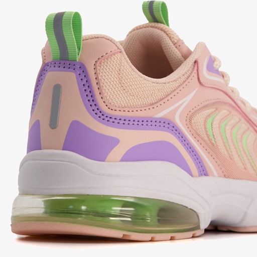 Meisjes sneakers roze met airzool