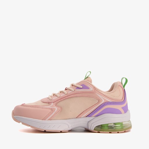 Meisjes sneakers roze met airzool