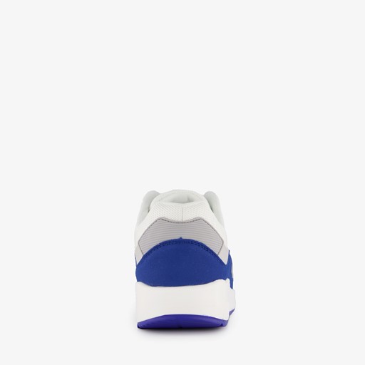 Heren sneakers met airzool blauw wit