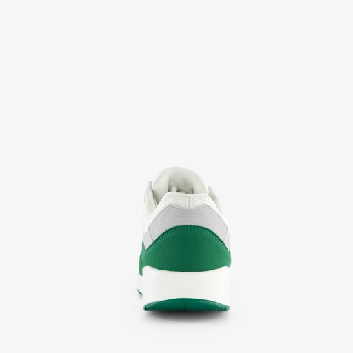 Heren sneakers met airzool groen wit