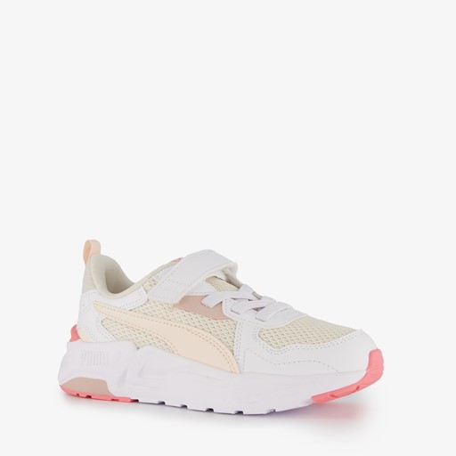 Trinity Lite meisjes sneakers wit roze
