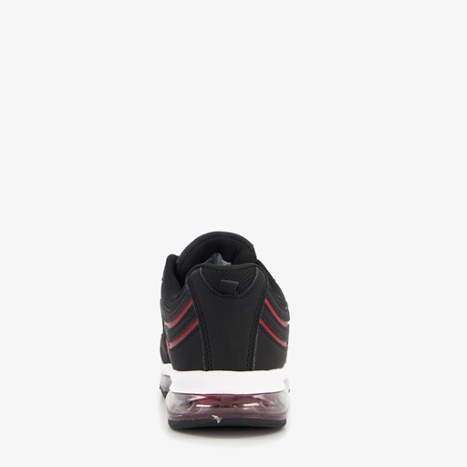 Kinder sneakers met airzool zwart rood