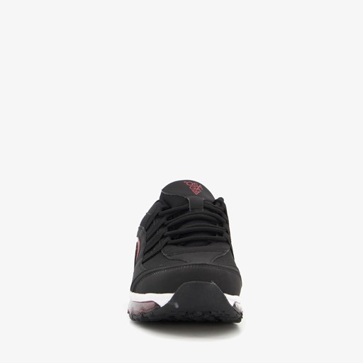 Kinder sneakers met airzool zwart rood