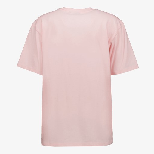 Dames T-shirt roze met smiley