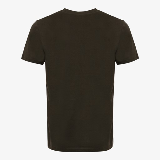 Heren T-shirt met tekstopdruk groen