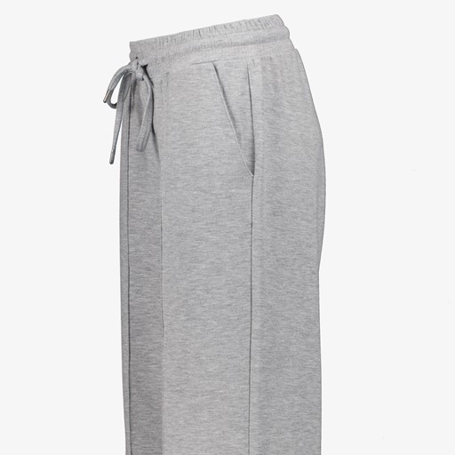 Dames pantalon met plooien grijs