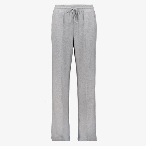 Dames pantalon met plooien grijs