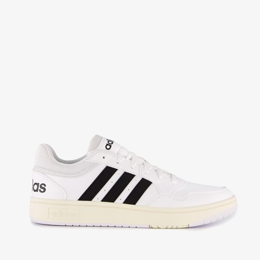 Hoops 3.0 heren sneakers wit zwart