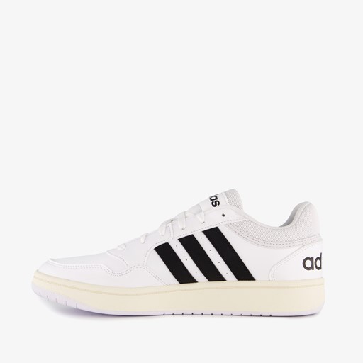 Hoops 3.0 heren sneakers wit zwart