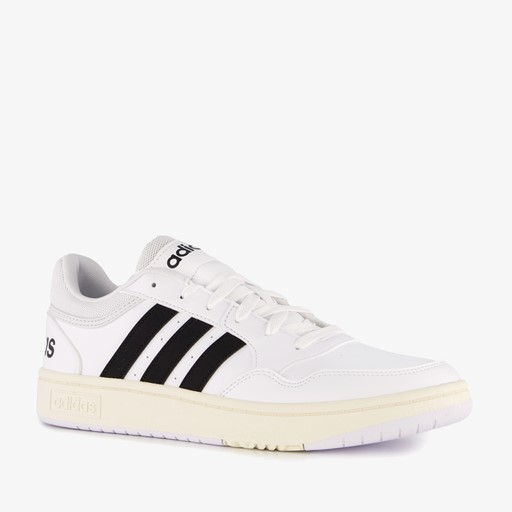 Hoops 3.0 heren sneakers wit zwart