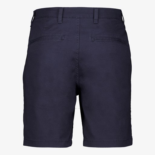 Heren chino short donkerblauw