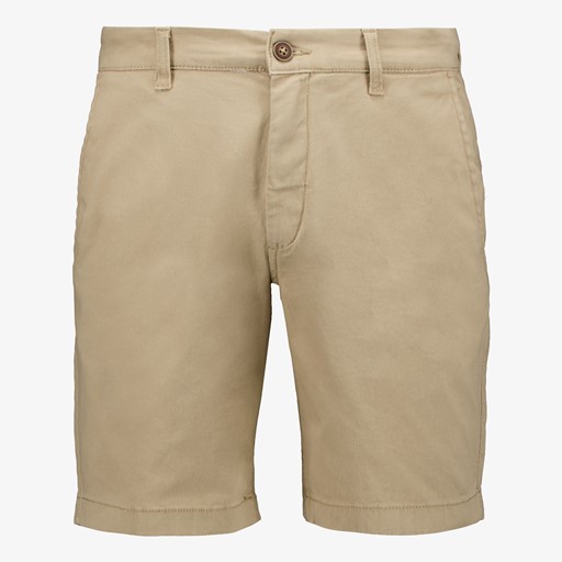 Heren chino short beige