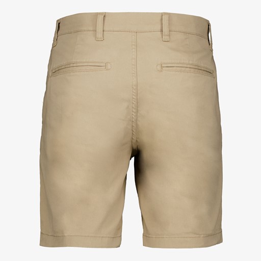 Heren chino short beige