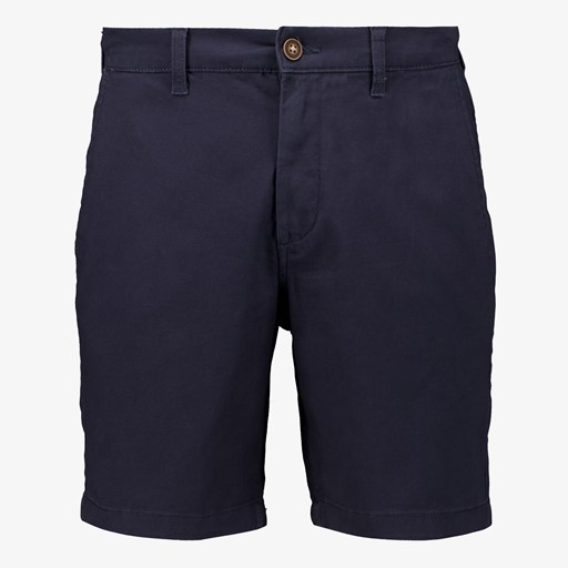 Heren chino short donkerblauw