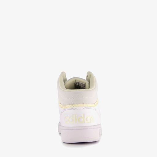 Hoops 3.0 Mid dames sneaker wit geel