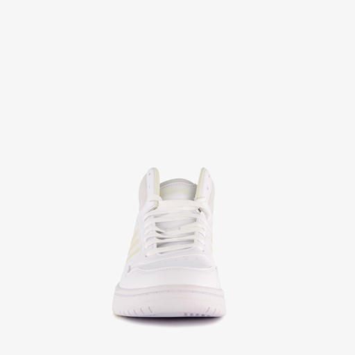 Hoops 3.0 Mid dames sneaker wit geel