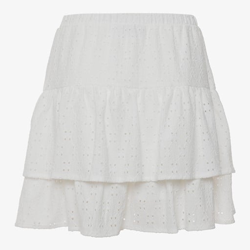 Dames rok broderie wit