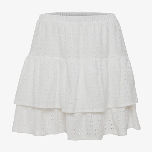 Dames rok broderie wit