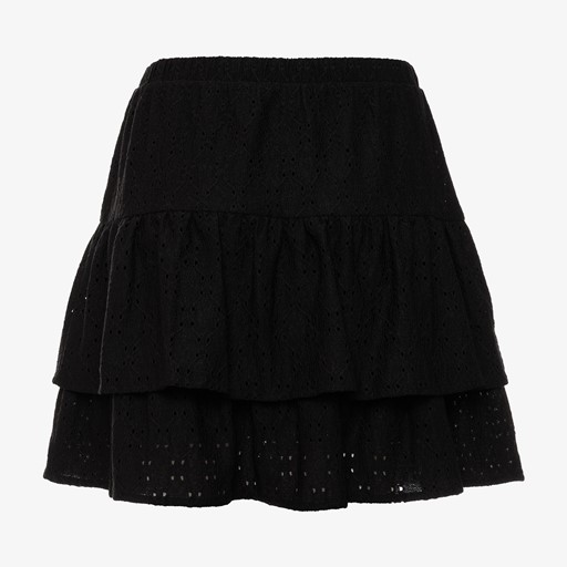 Dames rok broderie zwart