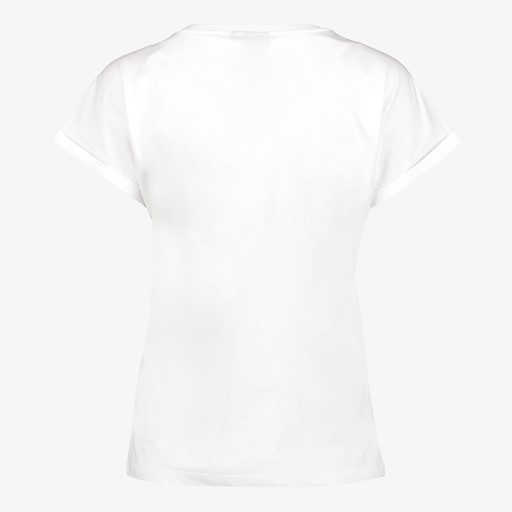 Dames T-shirt met palmboom wit
