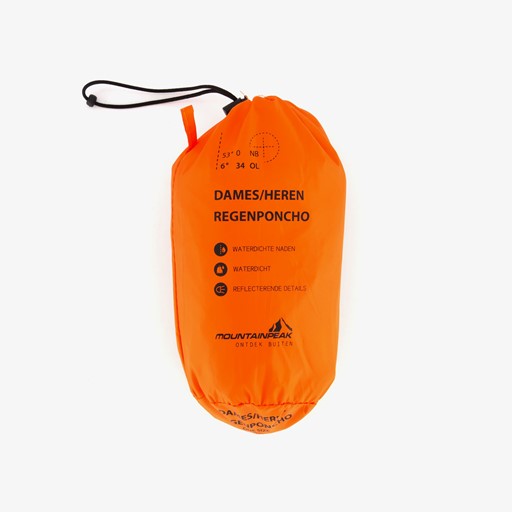 Oranje EK poncho heren dames