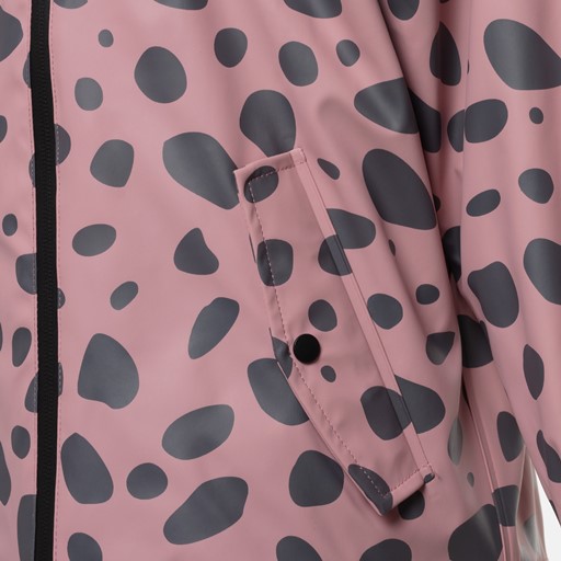 Gevoerde kinder regenjas roze